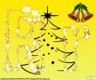 Noel sarı bir arka plan büyük ve küçük harf, R Harfi